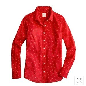 J Crew Perfect Shirt Button Down